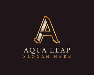 Premium Startup Letter A logo design