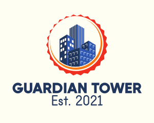 Sun Cityscape Tower logo design