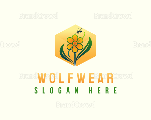 Flower Bee Farm Logo