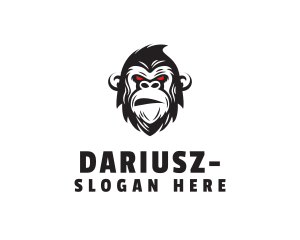 Angry Gorilla Ape logo design