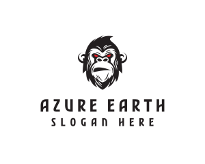 Angry Gorilla Ape logo design