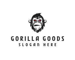 Gorilla - Angry Gorilla Ape logo design