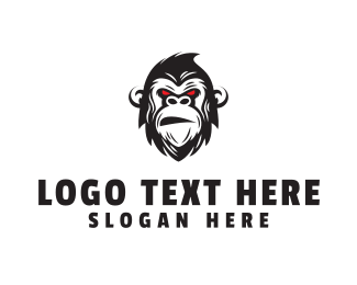 Angry Gorilla Mascot logo design