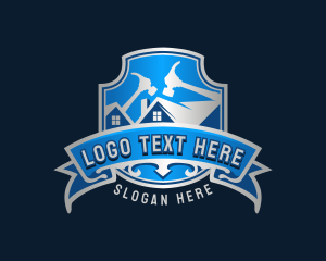 Tradesman - Hammer Roof Repair logo design