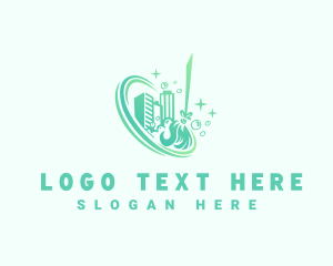 Cleaning - City Building Cleaning logo design