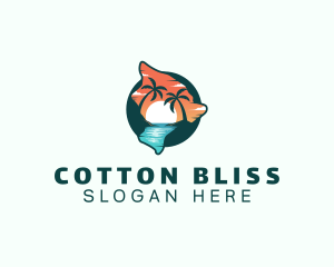 Hawaii Tropical Beach logo design