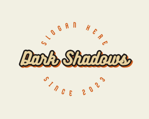 Quirky Shadow Apparel logo design