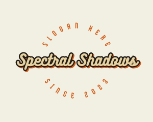 Quirky Shadow Apparel logo design