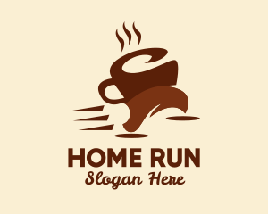 Coffee Cup Run logo design