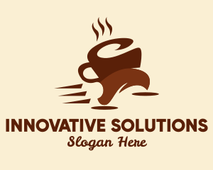 Brew - Coffee Cup Run logo design