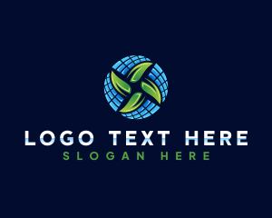 Power - Leaf Solar Power logo design