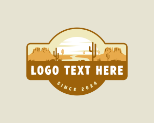 Cactus - Adventure Desert Outback logo design