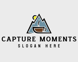 Coffee - Outdoor Mountain Cafe logo design