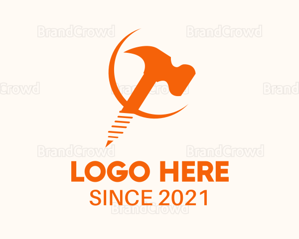 Orange Hammer Screw Logo