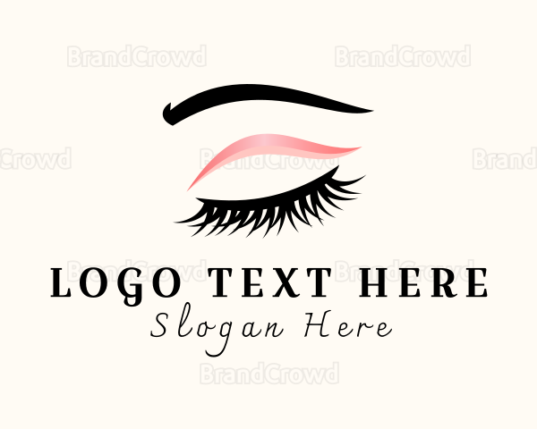 Beauty Eyelash Cosmetics Logo