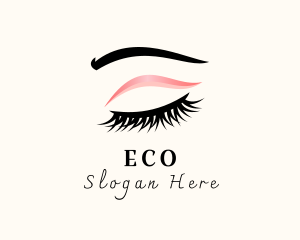 Beauty Eyelash Cosmetics Logo