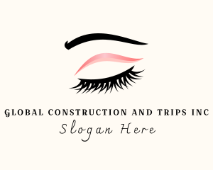 Beauty Eyelash Cosmetics Logo