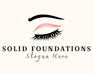 Beauty Eyelash Cosmetics Logo