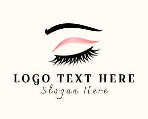 Beauty Eyelash Cosmetics Logo