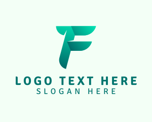 Stock Broker - Modern Business Letter F logo design