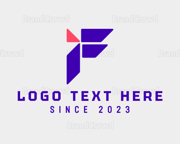 Tech Company Letter F Logo