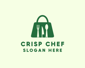 Cutlery Bag Diner logo design