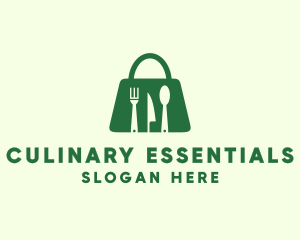 Cutlery Bag Diner logo design