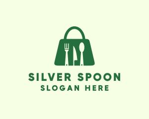 Cutlery Bag Diner logo design