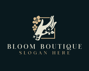 Bloom - Flower Bloom Hand Spa logo design