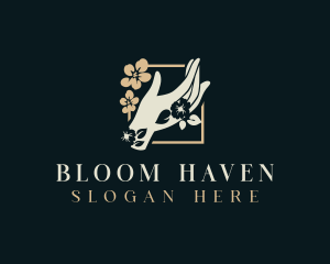 Flower Bloom Hand Spa logo design