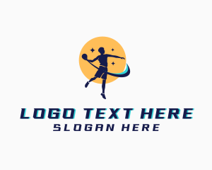 Player - Varsity Basketball Player logo design