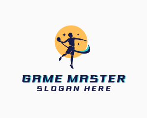 Player - Varsity Basketball Player logo design
