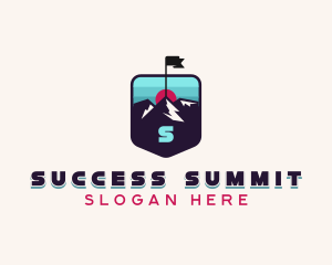 Summit Hiking Trek logo design