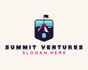 Summit Hiking Trek logo design