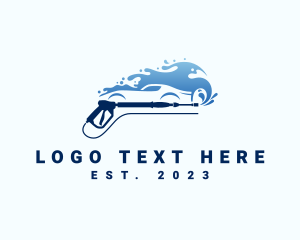 Vehicle - Car Pressure Washing Cleaning logo design