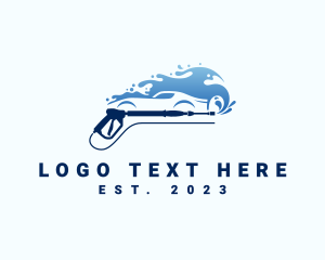 Car Wash - Car Pressure Washing Cleaning logo design