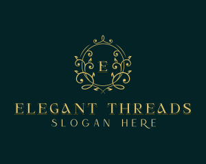 Elegant Floral Wedding logo design