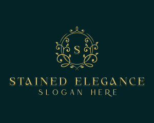 Elegant Floral Wedding logo design