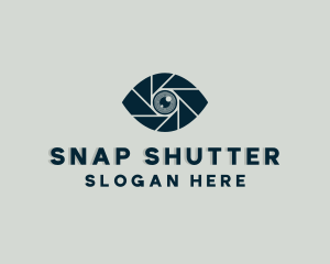 Shutter - Eye Shutter Lens logo design