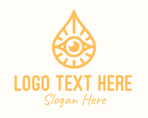 Tarot - Golden Egyptian Eye logo design