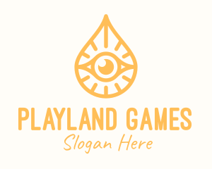 Golden Egyptian Eye Logo