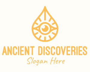 Golden Egyptian Eye logo design