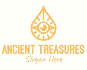 Golden Egyptian Eye logo design