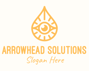 Golden Egyptian Eye logo design