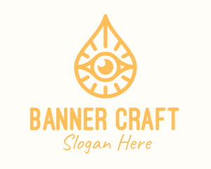 Golden Egyptian Eye logo design