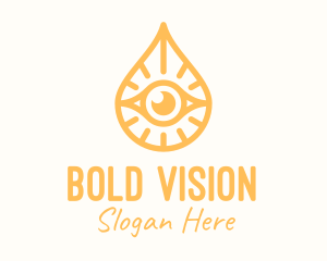 Golden Egyptian Eye logo design