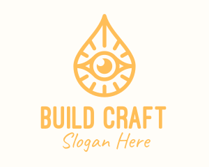 Golden Egyptian Eye logo design