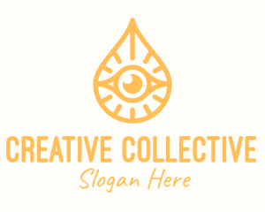 Golden Egyptian Eye logo design