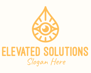 Golden Egyptian Eye logo design