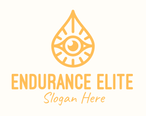 Golden Egyptian Eye logo design